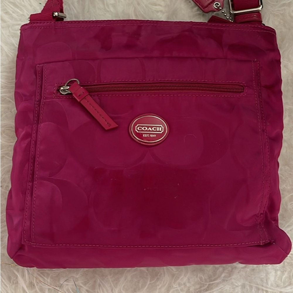 Pink Coach Crossbody Bag